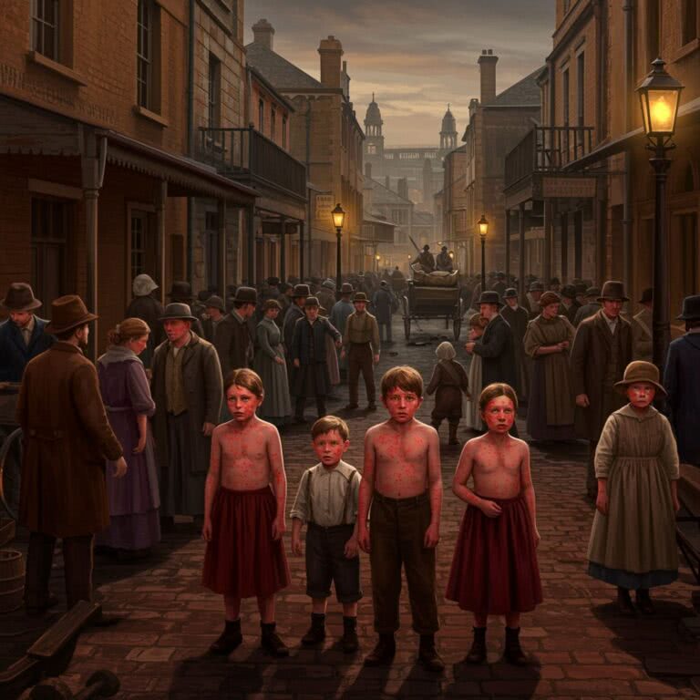 Największe epidemie świata – Australia i Oceania Epidemia szkarlatyny w Sydney w 1875 roku